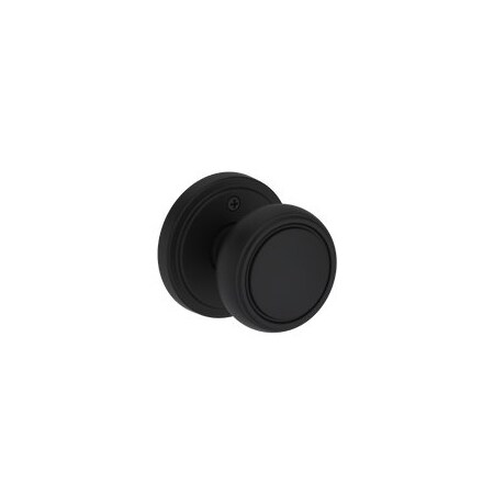 Baldwin Residential Door Knobs Half Dummy Reversible Satin Black HDBRESRR190