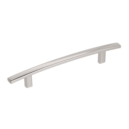 Amerock Cyprus 5-1/16 inch (128mm) Center-to-Center Polished Nickel Cabinet Pull, 10PK 10VMP9362PN