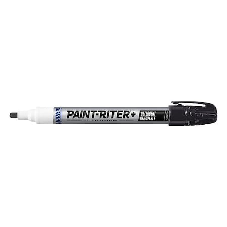 Markal Paint Marker, Medium Tip, Black Color Family, Paint 97013