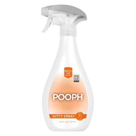 Pooph Kitty Litter Cat Liquid Litter Box Odor Destroyer 20 oz POKS-20