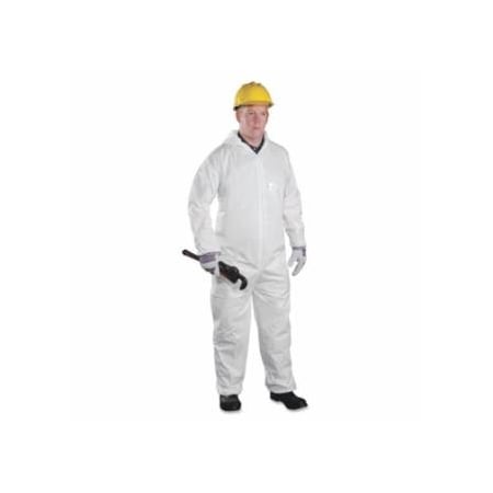 Pip Posi-Wear BA, Microporous Disposable Coveralls with Attached Hood, Elastic, 25PK 813-3606/XL
