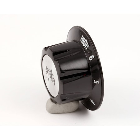 Star Knob, Thermostat, Black, Low-1-6-High 2R-Y6353