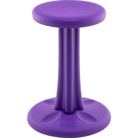 Kore Design Pre-Teen Kids Wobble Chair for Schools, Classrooms, 18.7in tall, Active Seating, Purple 803910