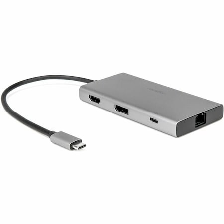 Rocstor USB-C DUAL DISPLAY PORTABLE DOCK MULTIPORT WITH DP 1.4 ALT MODE - 1X HDMI & 1X D Y10P029-S1