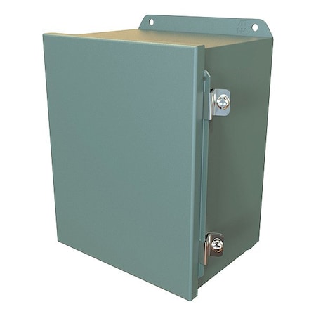 Hammond Clamps Electrical Enclosure, 10 in H, 6 in D, 8 in W, 12, 13, 3R, 4, Steel HJ1086HLP