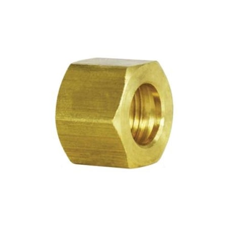 First Fitting & Fastener 1/4 BRASS COMPRESSION COMPRESSION NUT 18035MID