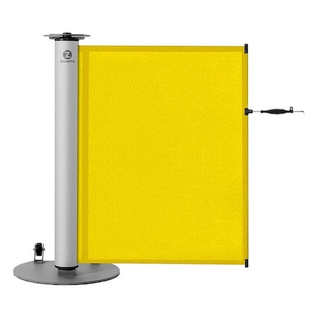 Modus Single Mobile Stand, Round Flat, Yellow ZPS-SB-Y