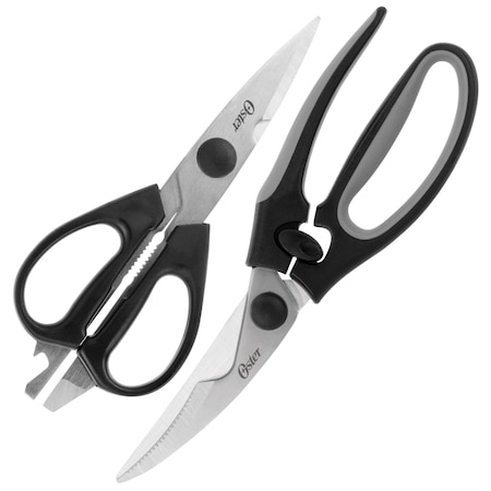 Oster Huxford 2 Piece Kitchen Scissors Set in Black 127743.02