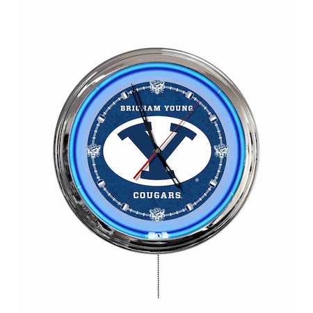 Holland Bar Stool Brigham Young University 16 LED Wall Clock ClkL16