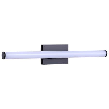 Sunlite 36" 25W 100-277V 2000 Lumens, CCT 30K/40K/50K, 90 CRI Dimmable Black Linear LED Bar Fixture 81495-SU