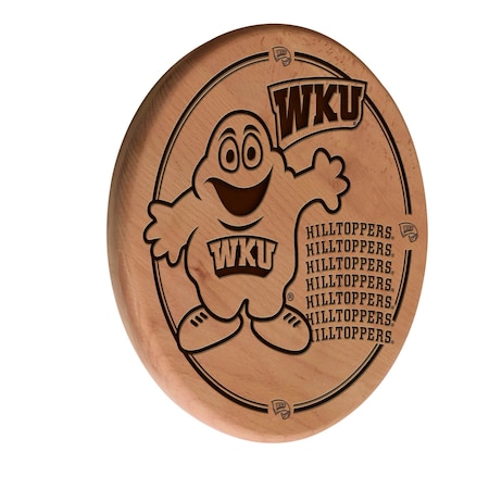 Holland Bar Stool Co Western Kentucky University 13" Laser Engraved Solid Wood Sign WSgnLNatWestKy