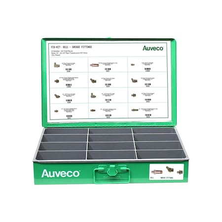 Auveco Grease Fitting Kit Assortment 6511