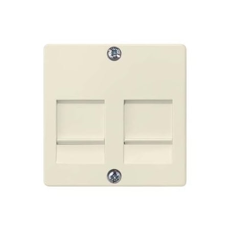 Siemens DELTA i-system electrical white Cover plate with shutter for support plates 5TG2057
