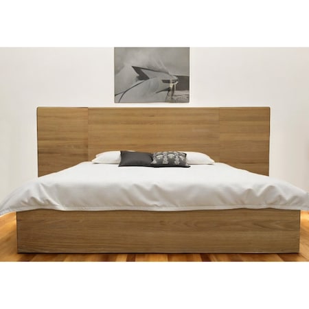 Homeroots Natural Wood California King Bed Frame 558195