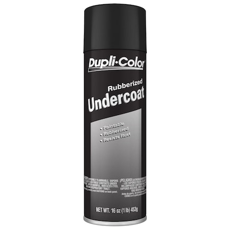 Vht Undercoating Paintable Rubberized; Black; 16 Ounce Aerosol Can; Single UC101