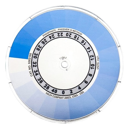 Hach Color Disc Phosphate, 1/4 in H 9262100