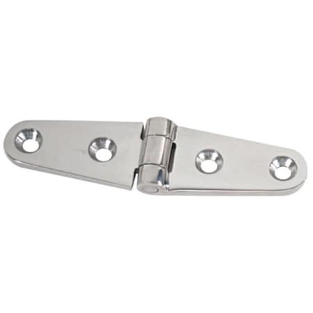 Newalthlete 4 in. Stainless Steel Strap Hinge NE3714990