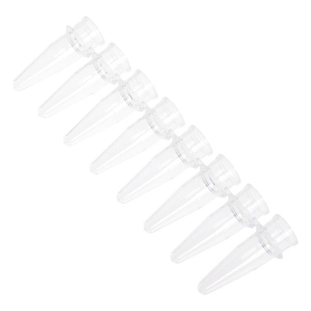 Zoro Select PCR Strip, 0.28 in Dia, Natural, PK125 230451