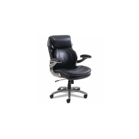 Sertapedic Cosset Mid-Back Executive Chair, Supports up to 275 lbs., Black/Slate 48966