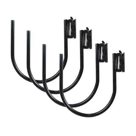 Mytee Products E-Track Large Rack Enclosed Trailer Truck Van Hauler Cargo Large JHook, 4PK ETK-URx4