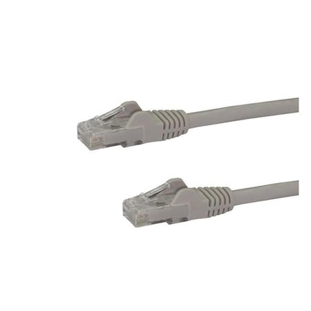 Ezgeneration 6 ft. Cat6 Ethernet Patch Cable with Snagless, Gray EZ329975