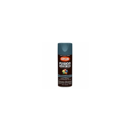 Krylon Fusion All-In-One Spray Paint + Primer, Satin Peacock Blue, 12-oz. K02792007
