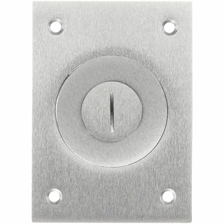 Hubbell Wiring Device-Kellems Box Cover, Floor Box Type, 1 Gang, Aluminum SA2425