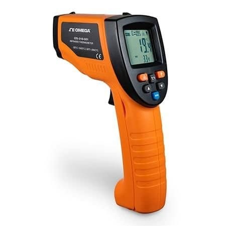 Omega Infrared Thermometer, High Performance, -20 degC to 1650 degC (-4 degF to 3002 degF), 1.5 % rdg/ 1. OS-310-501