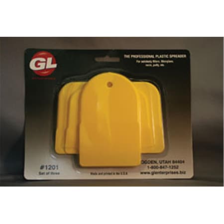 Gl Enterprises Plastic Spreaders Carded, 3PK GLE-1200
