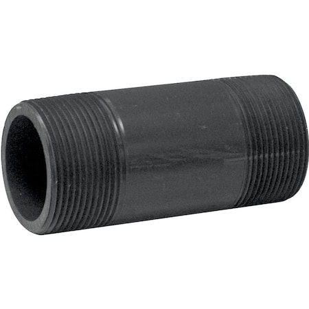 Genova Products Lasco 215040Bc Pipe Nipple, 1-1/2 In, Mip, Pvc, Gray, Sch 80 Schedule, 4 In L 387040D