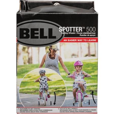 Bell Sports Spotter 600 EZ 12'' to 20'' White Training Wheels 7161529