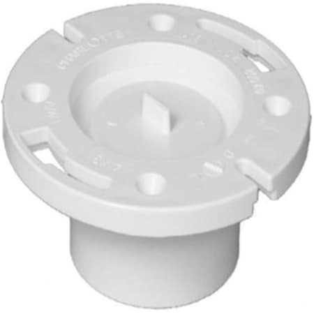Pinpoint 4 x 3 in. Closet Flange Hub with Point PI2683048