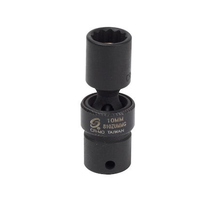 Sunex 1/4 in Dr 10Mm Magnetic Universal Socket 12Pt 810ZUMMG