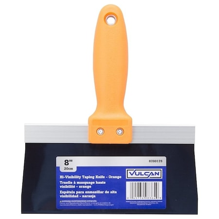 Vulcan Knife, 3-1/4 in W Blade, 8 in L Blade, Steel Blade, Flexible Tapered Blade, Ergonomic Handle 37001O3L