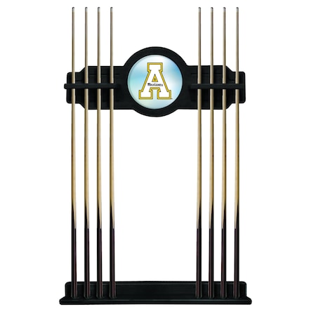 Holland Bar Stool Co Appalachian State Cue Rack in Black Finish CueBKAppStU