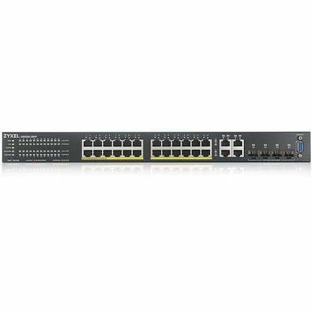Zyxel Communications 24 Port Gigabit POE+ Managed Switch + 1YR Nebula Pro GS2220-28HP