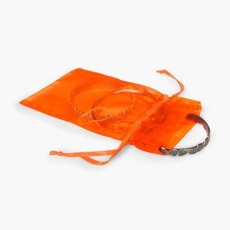 Nashville Wraps Tropical Orange Organza Favor Bags, 4x6, 10PK B00176