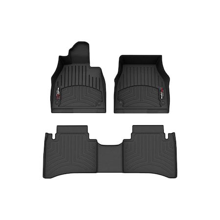 Weathertech Black, Front and Rear Floorliners 441709-1-3