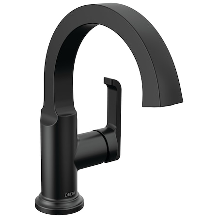Delta Tetra Single Handle Bathroom Faucet In Matte Black 588SH-BL-DST