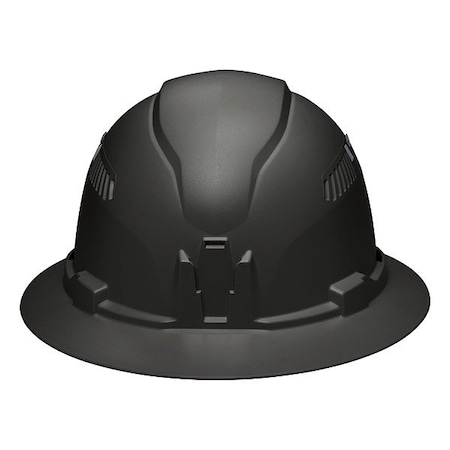 Klein Tools Hard Hat, Full Brim, Black, PR 60961