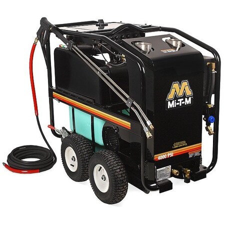 Mi-T-M CordedPressureWasher, Hot, 4000psi, 230V GH-4004-SM30