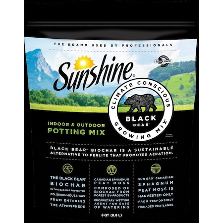 Sunshine Black Bear All Purpose Potting Mix 8 qt 132115.Q08P