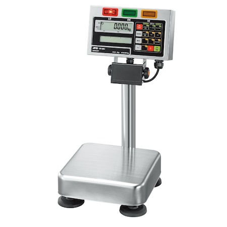 A&D Static Checkweigher, 15lb x 0.001lb, LEGAL FOR TRADE, IP65 FS-6KiN