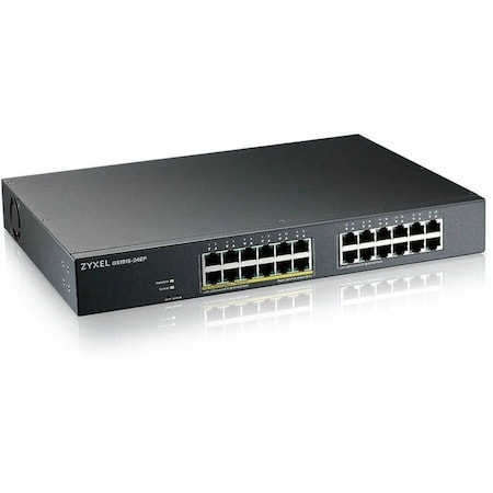 Zyxel GS1915-24EP 24-Port Gigabit Smart Nebula Cloud Managed PoE Switch | 12 PoE+ Ports at 130W GS191524EP