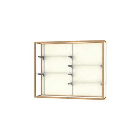Ghent Champion Wall Case Display 60x48x16, Plaque 2040-5-PB-GD