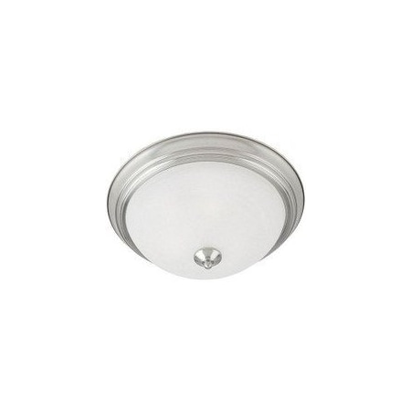 Maxim Lighting Essentials 2-Light Flush Mount (Satin Nickel) 5841MRSN