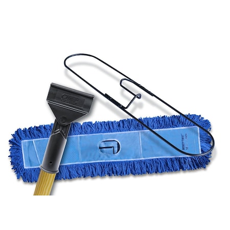 Chief Clean Wood dust mop handle, 36" dust mop, 36" dust mop frame K-PWRCLIPWOOD36