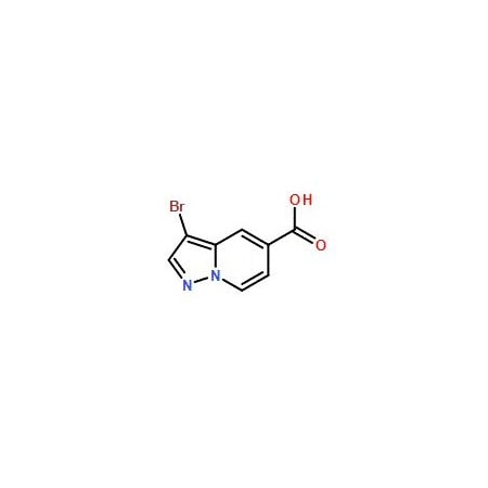 Ak Scientific 3-Bromopyrazolo[1, 5-a]pyridine-5-carboxylic acid (100mg), CAS 876379-79-2 3913AC-100mg