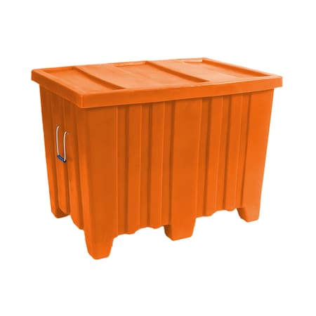 Myton Industries Bulk Ship Container, 16.5 cubic ft., 450lbs. capacity, ORG MTR-1 ORANGE