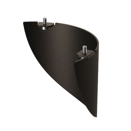 Westgate G4 BOLLARD 180-DEGREE GLARE SHIELD - BRONZE BOL-G4-GSH-01-BR